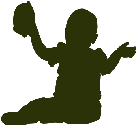 Transparent Png Svg Vector Child Playing Silhouette Png Little Kid Png