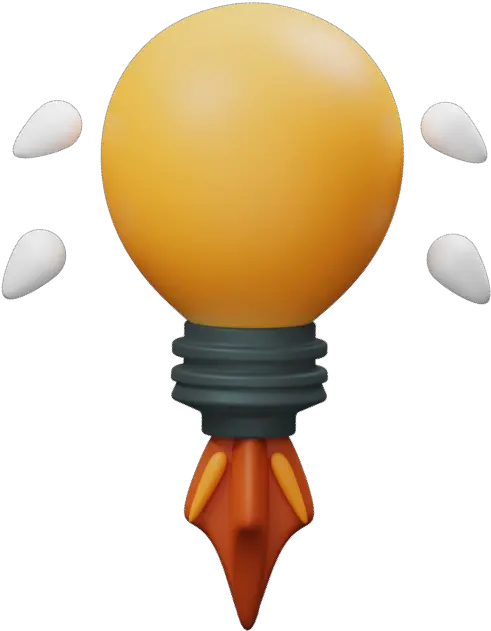 Xl Studio Digital Marketing With Interactive U0026 Engaging Ideas Incandescent Light Bulb Png Rocket Light Bulb Icon