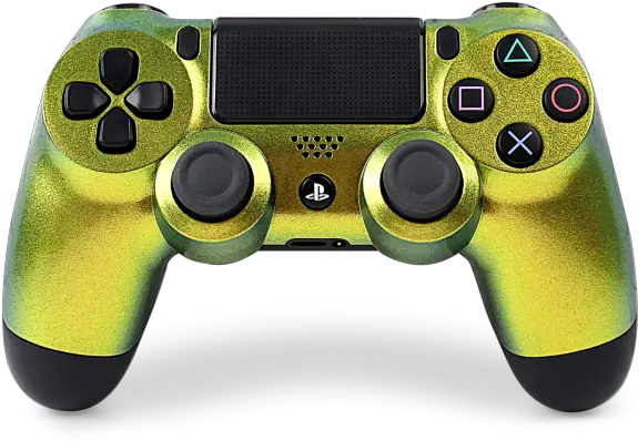 Gold Chameleon Ps4 Chameleon Controller Png Ps4 Controller Png