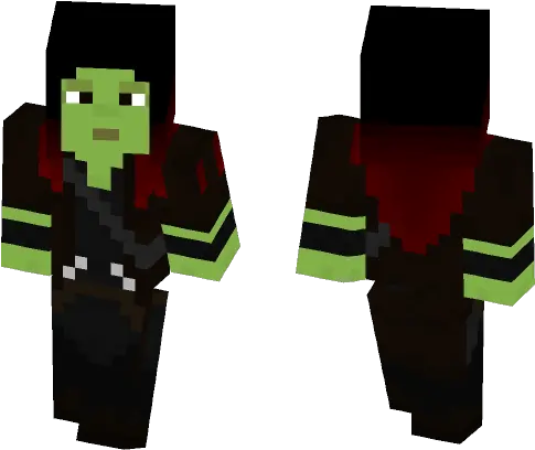 Download Gamora Guardians Of The Galaxy 2 Minecraft Skin Archer Minecraft Skin Png Gamora Transparent
