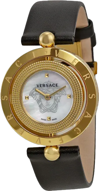 Versace V79020014 Eon Analog Black 335mm Png Womens Vmetal Icon Swiss Quartz Stainless Steel