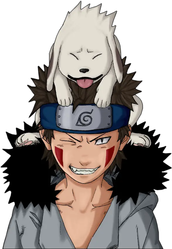 9 Drawings Ideas Naruto Characters Anime Akamaru And Kiba Png Naruto Uzumaki Icon