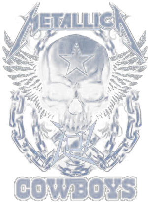 Metallica Band Skull Dallas Cowboys Angel Shirt Automotive Decal Png Angel Band Logo