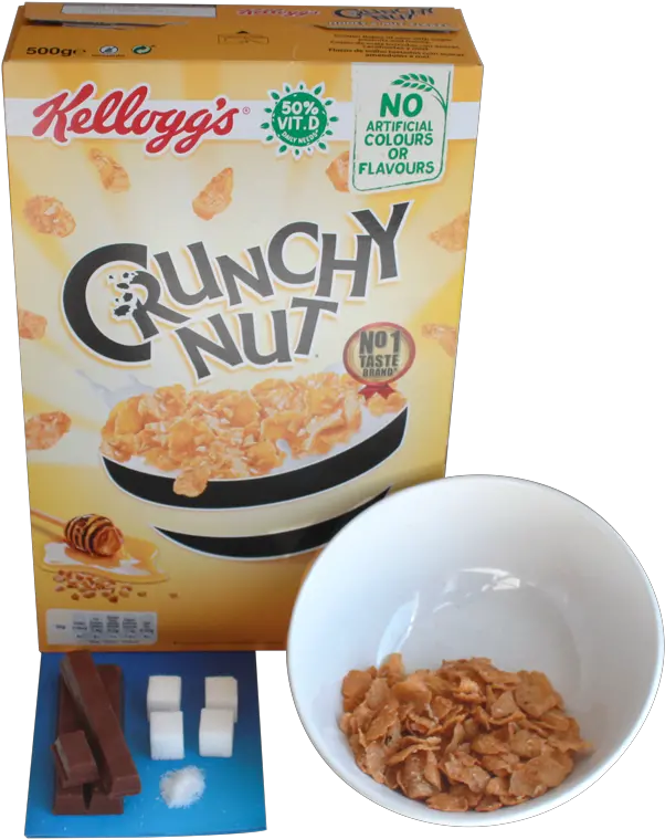 99 Childrenu0027s Cereals Ranked By Sugar Content Kelloggs Crunchy Nut 500g Png Bowl Of Cereal Png