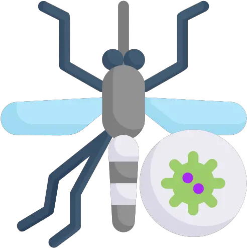 Icon Of Virus Transmission Flat Parasitism Png Mosquito Icon