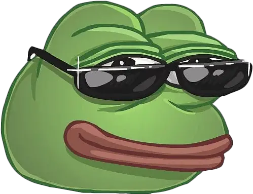 Frog Meme Transparent Images Png Ez Twitch Emote Png Meme Glasses Transparent