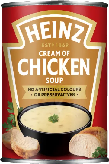 Heinz Cream Of Chicken Chicken Soup Heinz Png Soup Png