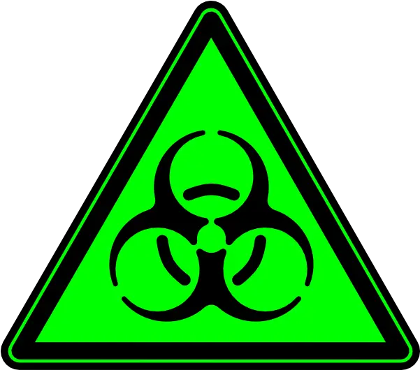 Radioactive Symbol Green Png Clipart Full Size Clipart Hazard Sign Png Radioactive Symbol Transparent