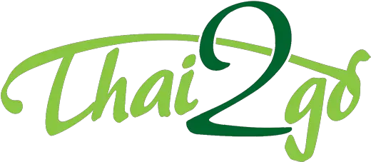 Thai 2 Go Authentic Restaurant And Cuisine Mount Png Logo With A Sun