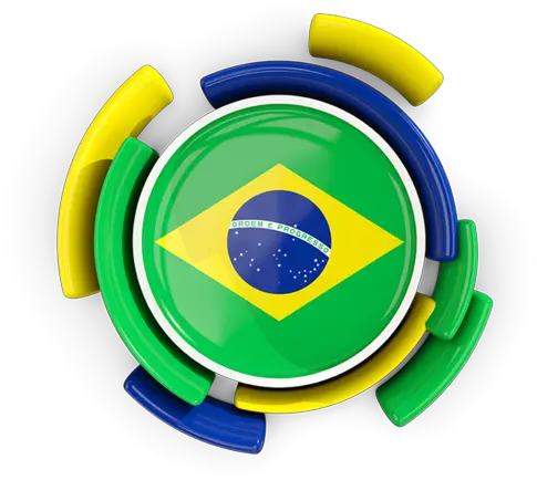 Round Flag With Pattern Illustration Of Brazil Icon Ghana Flag Png Brazil Icon