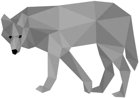 Wolf Predator Tail Low Poly Transparent Png U0026 Svg Vector Wolf Furry Wolf Icon