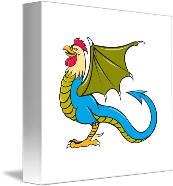 Basilisk Bat Wing Standing Cartoon By Aloysius Patrimonio Dibujos De Un Basilisco Png Bat Wing Png