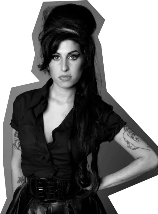 Amy Winehouse Png Transparent Images All Black And White Amy Winehouse Drake Transparent Background