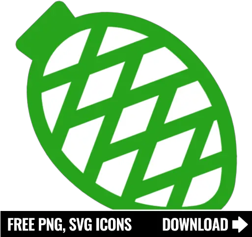 Free Green Conifer Icon Symbol Png Svg Download Diamond Icon Pine Cone Icon