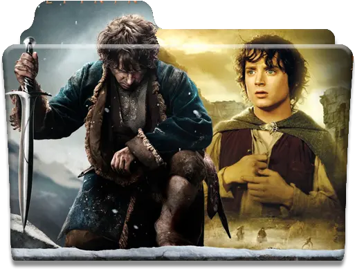 Lord Of The Rings Folder Icon Hobbit Movie Poster Landscape Png The Hobbit Folder Icon