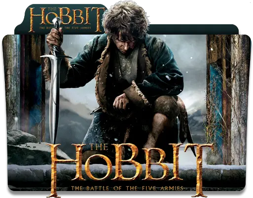 The Battle Of Five Armies 2014 Battle Of The Five Armies Poster Png The Hobbit Folder Icon