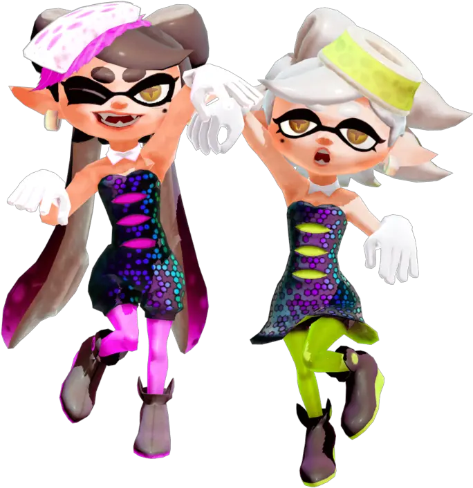 Download Splatoon Sisters Squid Free Image Clipart Female Splatoon 2 Characters Png Splatoon Png