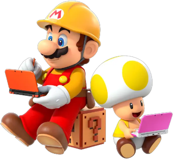 Super Mario Maker 3ds Game Code Mario Bros Maker Toad Png Mario Maker Icon