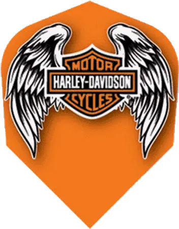 Harley Davidson Orange Wings Harley Davidson Logo Hd Mobile Png Harley Davidson Logo With Wings