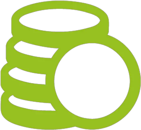 Green Coin Stack Green Coin Icon Png Stack Of Coins Icon