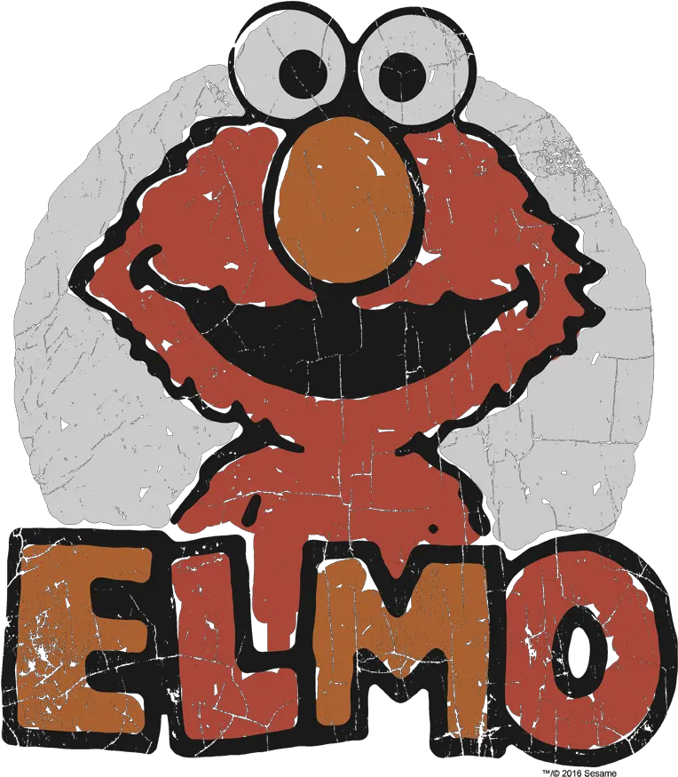 Sesame Street Elmo Name Baby Bodysuit Elmo Full Size Png Illustration Elmo Transparent Background