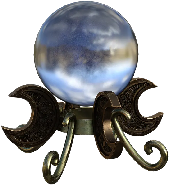 Crystal Stand Ball Future Teller Free Image From Crystal Ball Stand Png Crystal Ball Transparent