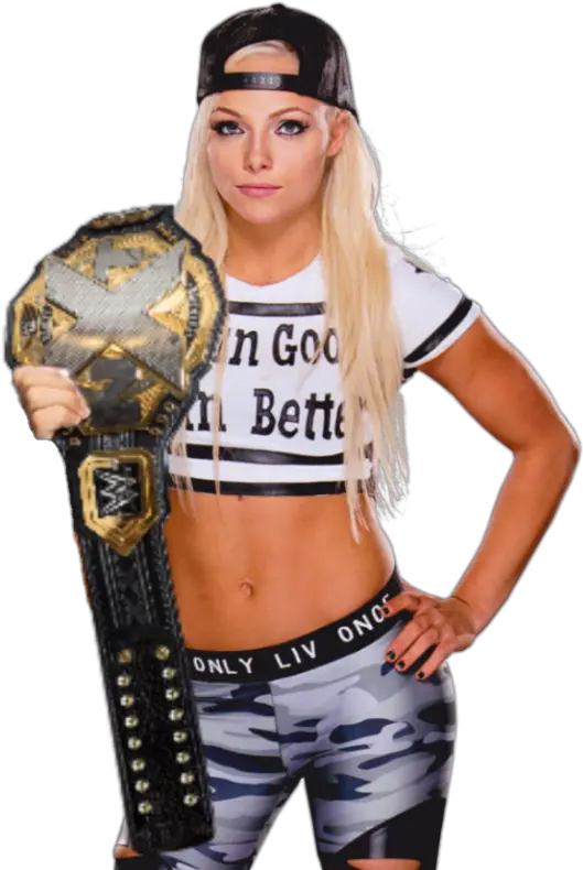 Me Liv Morgan Nxt Champion Png Liv Morgan Png