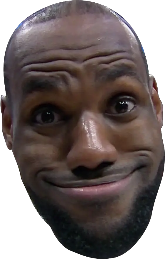 Lebron James Funny Face Cleveland Face Lebron James Meme Png Lebron James Transparent