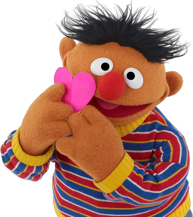 Happy Valentineu0027s Day Sesame Street Muppets The Muppet Elmo Bert Png Sesame Street Characters Png