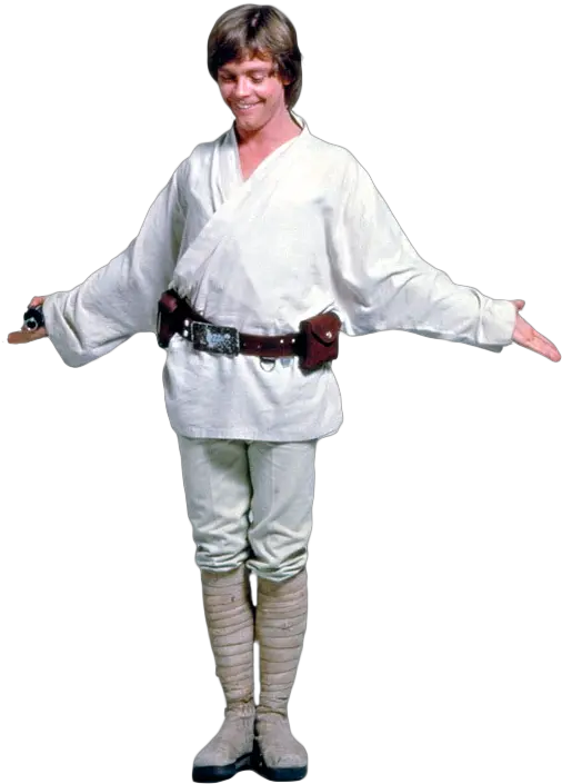 Luke Skywalker Making A Funny Face Luke Skywalker Png Luke Skywalker Transparent Background