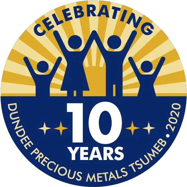 Dundee Precious Metals Tsumeb 10 Year Anniversary Icon Language Png Anniversary Icon