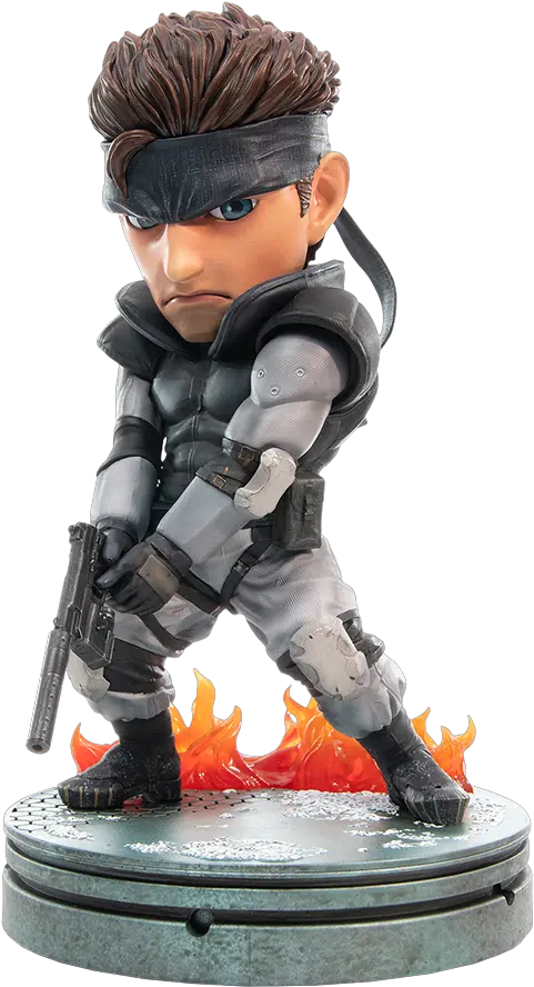 Solid Snake Figure Snake First 4 Figures Sd Png Solid Snake Transparent