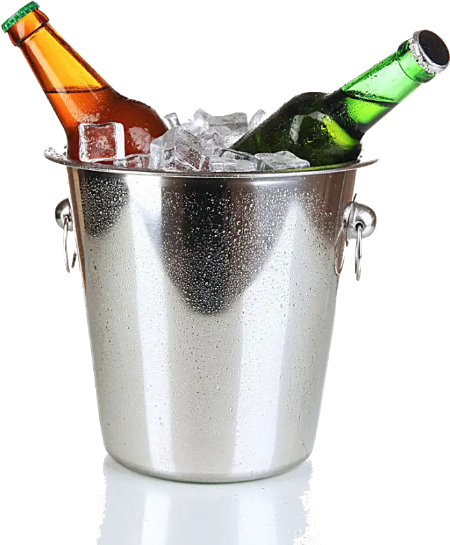 Download Drink Beer Champagne Bucket Ice Free Png Bucket Beer Png Bucket Transparent Background