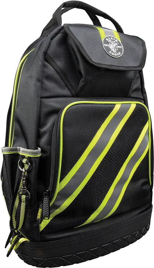 Tradesman Pro Tool Bag Backpack 39 Pockets Hi Viz 20 Backpack Png Backpack Transparent Background