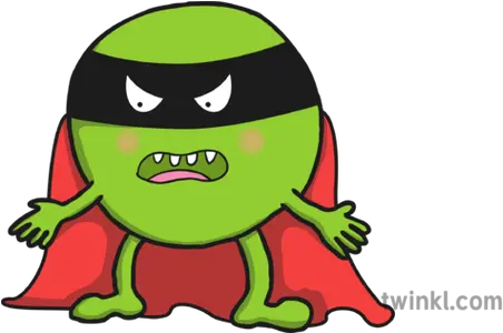 Evil Pea Supertato 1 Illustration Twinkl Fictional Character Png Evil Mouth Png
