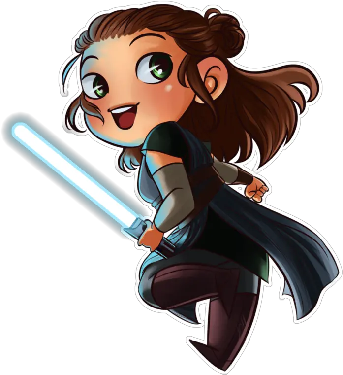 Chibi Rey Star Wars Png Arquivos E Clip Art Rey Em Png Rey Star Wars Desenho Rey Star Wars Png