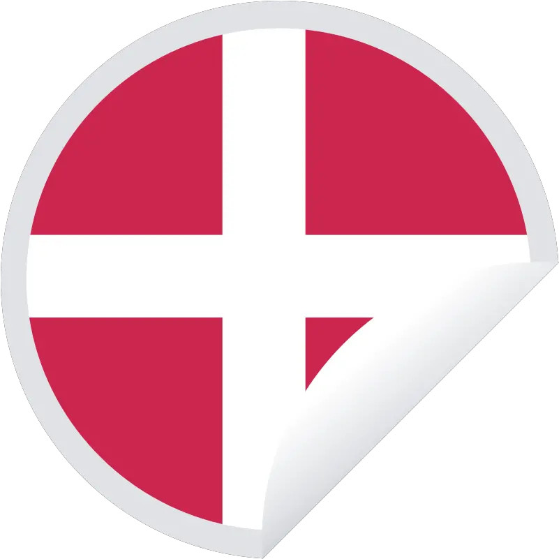 Danish Flag Peeling Sticker Openclipart Vertical Png England Icon