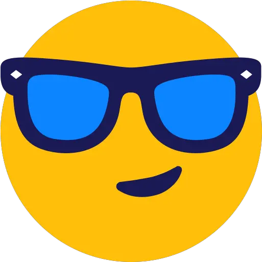 Cool Smiley Sunglasses Free Icon Of Icone Cool Png Cool Emoji Png