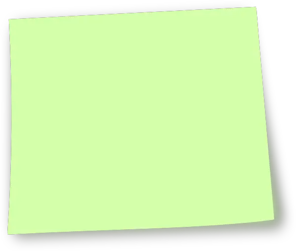 Green Post It Notes Png