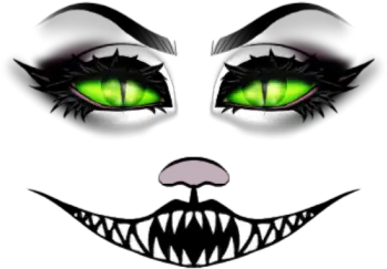 Cheshire Cat Makeup Roblox Clip Art Png Cheshire Cat Png