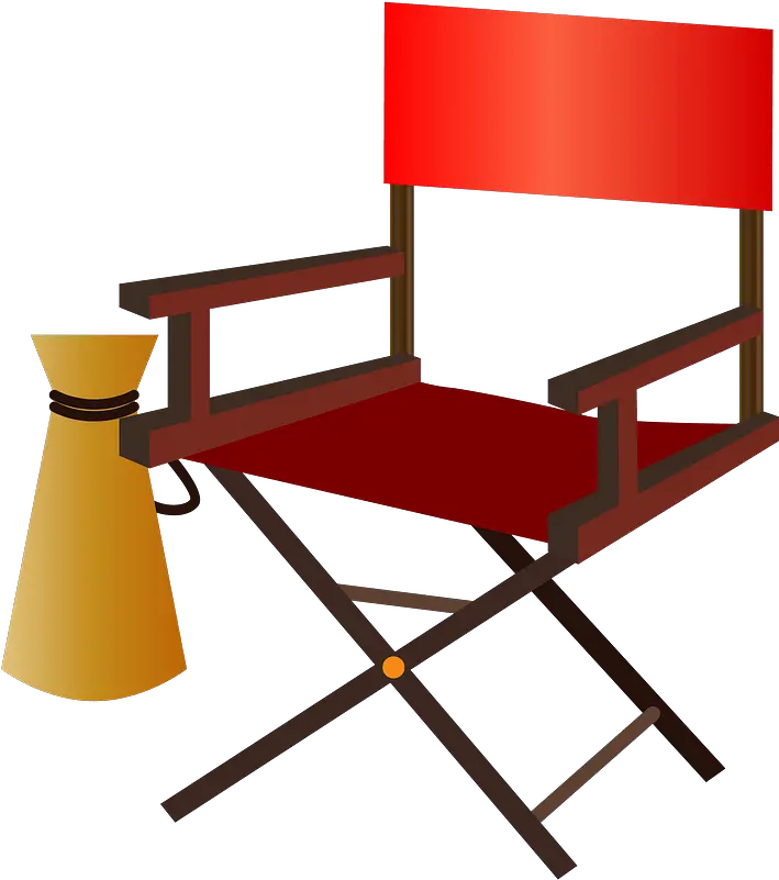 Directors Chair And Megaphone Clipart Free Download Red Directors Chair Clipart Png Megaphone Clipart Png