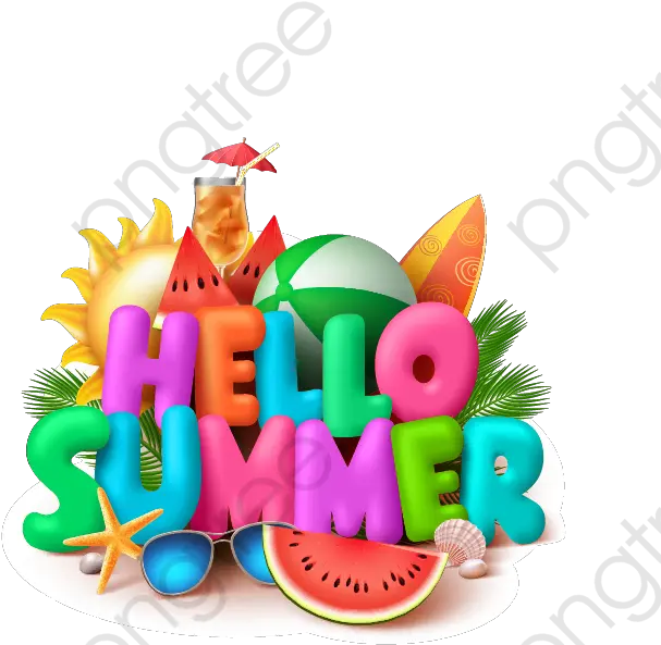 Hello Summer Clipart Transparent Cartoon Jingfm Clip Art Png Summer Clipart Png