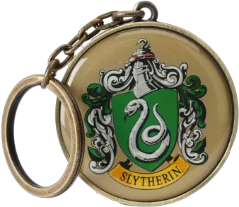 Slytherin Round Crest Keyring Slytherin Harry Potter Badges Png Slytherin Logo Png