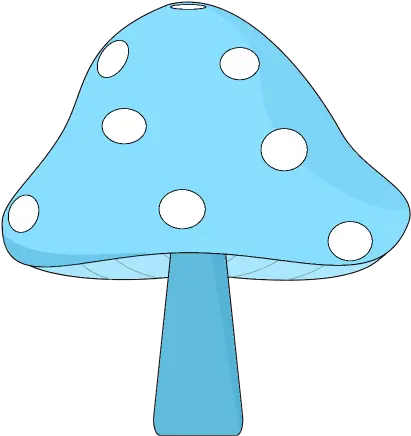 Mushrooms Clipart Image 2 Clipartix Blue Mushroom Clipart Png Mushroom Transparent