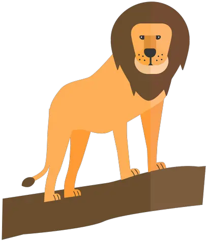 Lion King Branch Tail Mane Flat Masai Lion Png Lion King Png