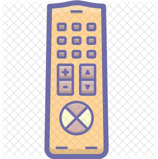 Tv Remote Icon Of Colored Outline Style Tv Remote Black And White Png Tv Remote Png