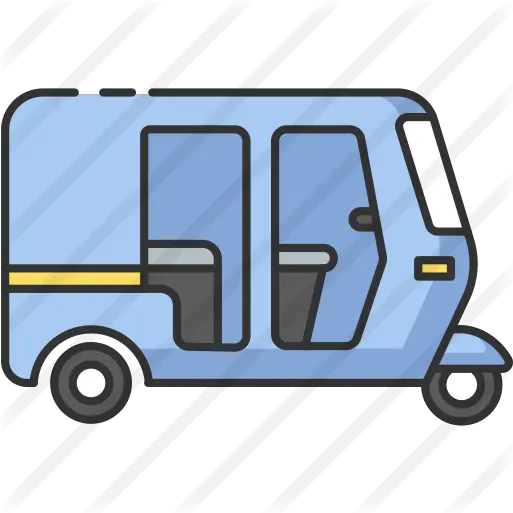 Rickshaw Free Transport Icons Commercial Vehicle Png Auto Rickshaw Icon