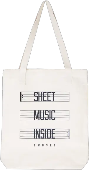 Sheet Music Inside Tote U2013 Twoset Apparel Tote Bag Png Sheet Png