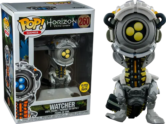 Horizon Zero Dawn Watcher Gitd Exc Pop Horizon Zero Dawn Watcher Funko Png Horizon Zero Dawn Png