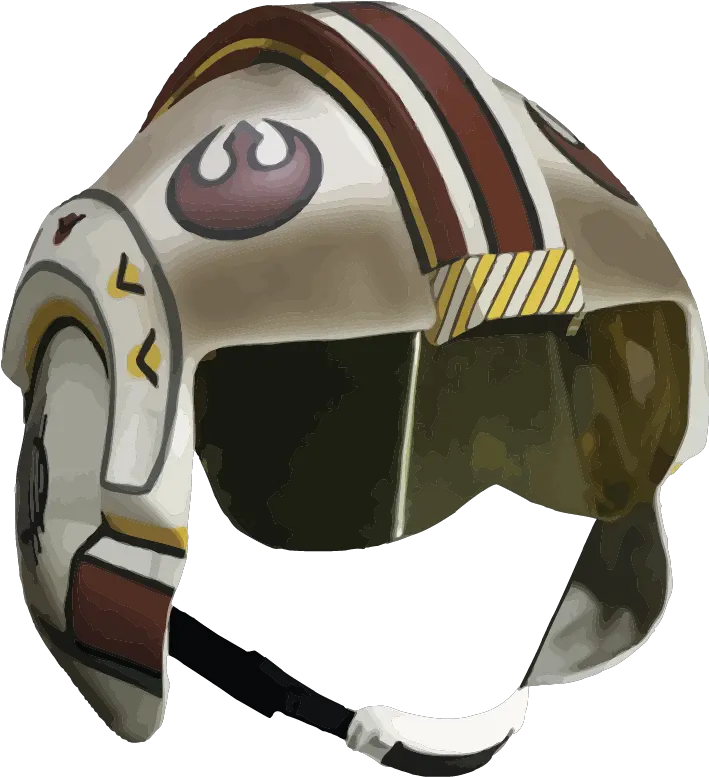 Pilot Helmet Rebel Halmet Star Warspng Snipstock Star Wars Fighter Helmet Pilot Png